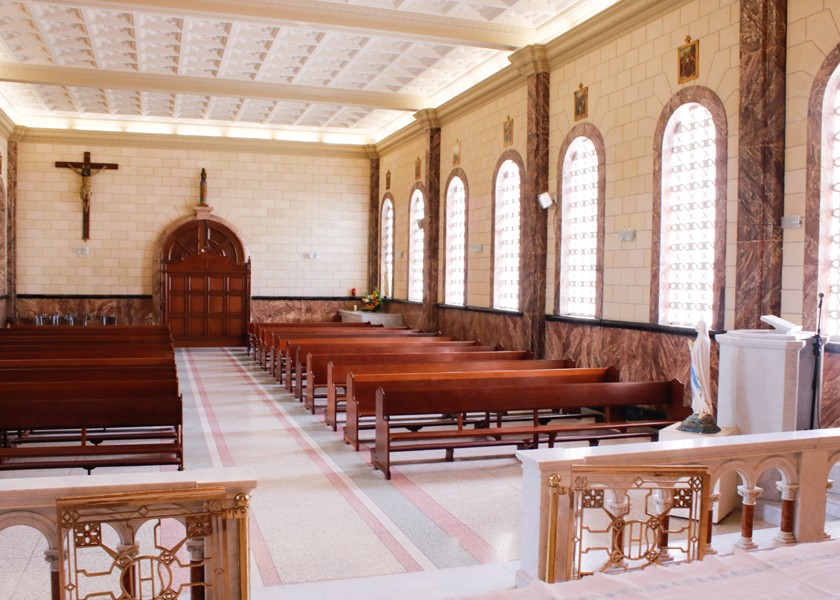 Lugar donde reposan los restos de la Madre Carmen Rendiles