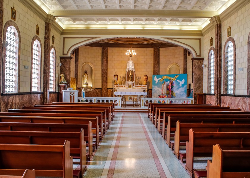 Lugar donde reposan los restos de la Madre Carmen Rendiles